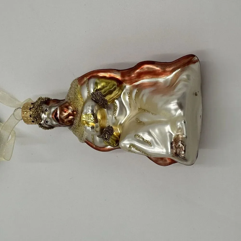 Wise Man Glass Ornament Ashland Christmas Holiday Nativity 3.75